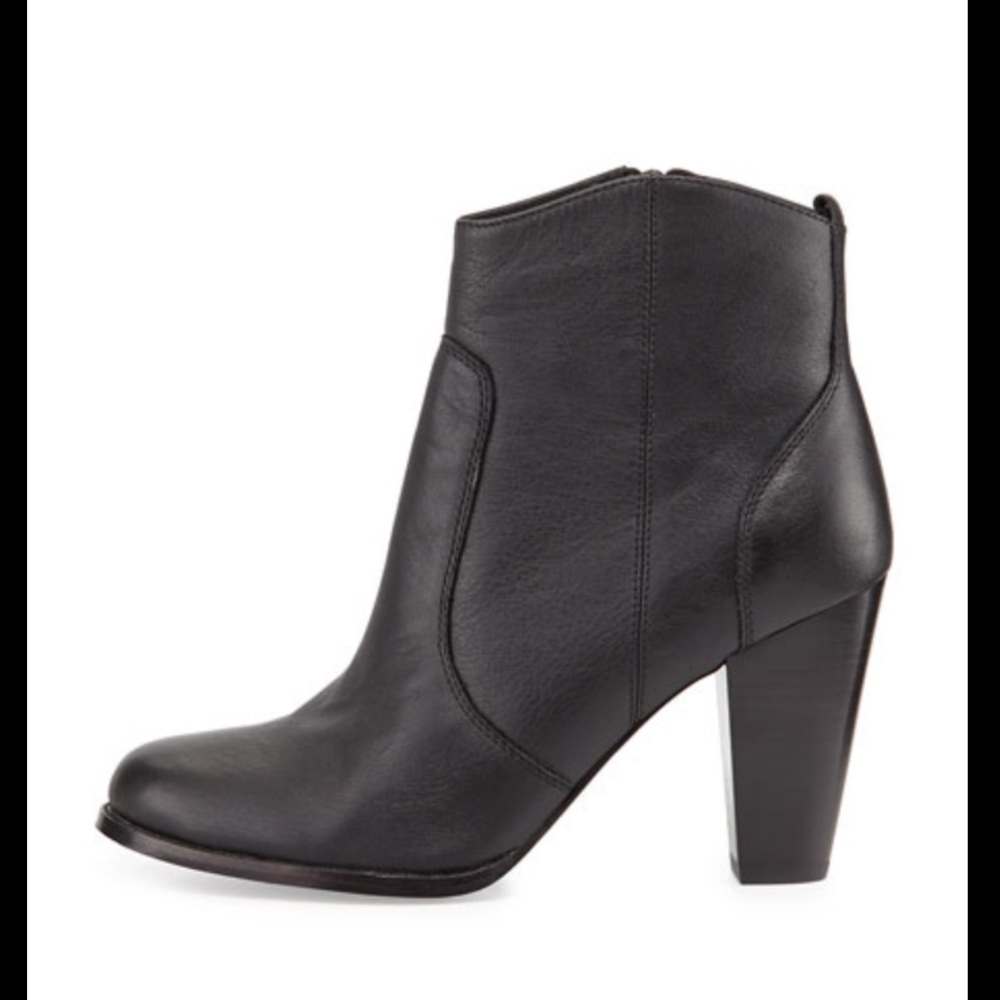 Joie black dalton leather booties